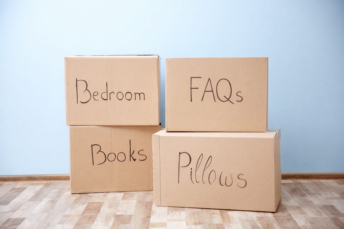 Home Removal Packing FAQs.