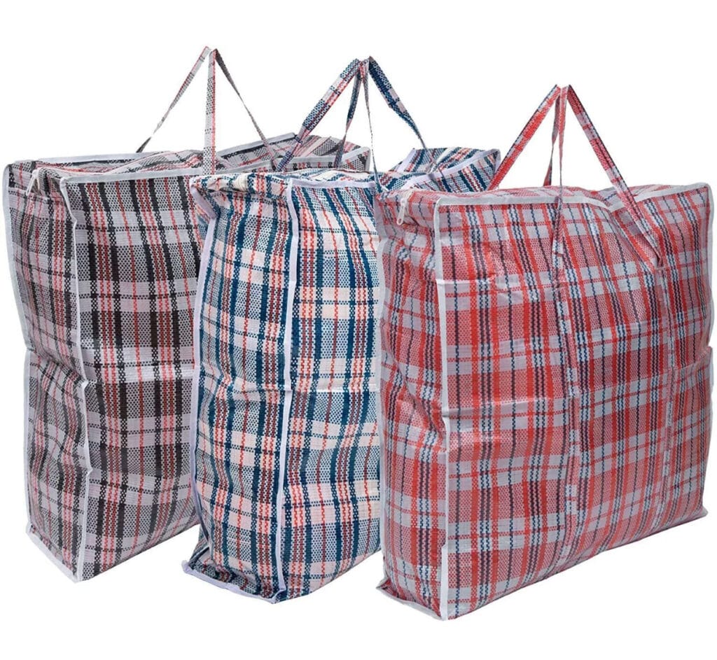 Storage bags for removals.